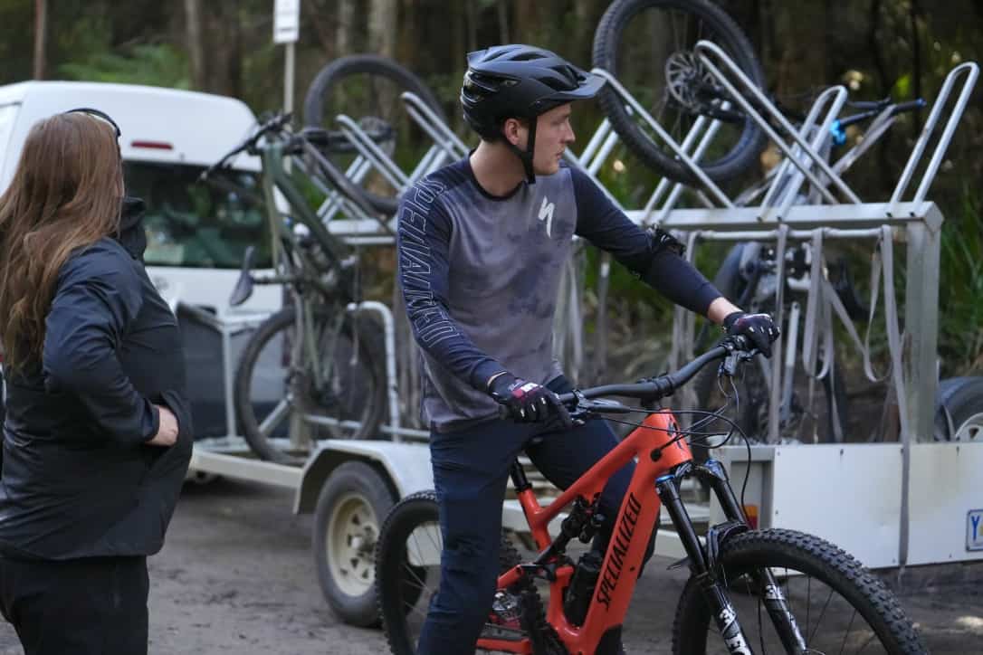 Uplift shuttle Derby Tasmania © Vertigo MTB