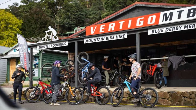 Main Street Derby Tasmania © Vertigo MTB